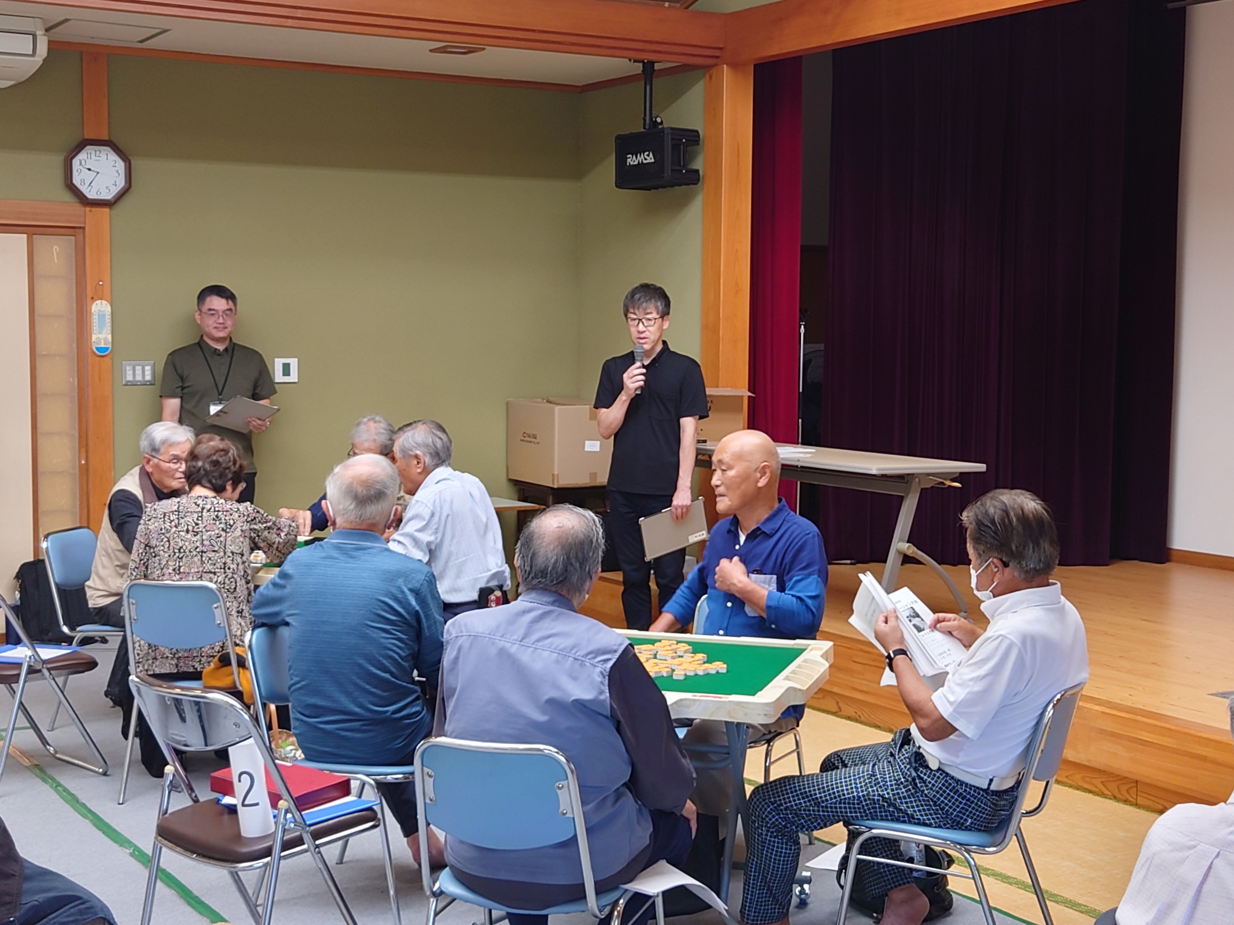 健康マージャン大会①